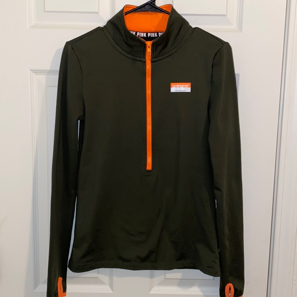 PINK Quarter Zip Long Sleeve